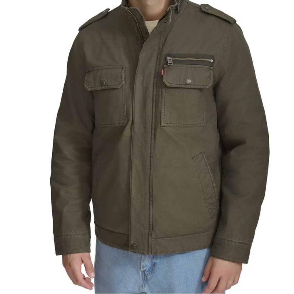 Levi’s men’s washed canvas duck cloth jacket